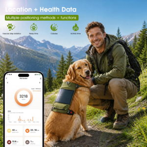 Pet Harness Solar GPS Tracker